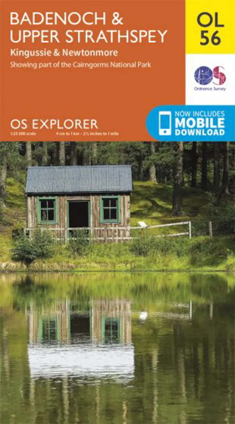 OS Explorer Map 56 - Badenoch and Strathspey